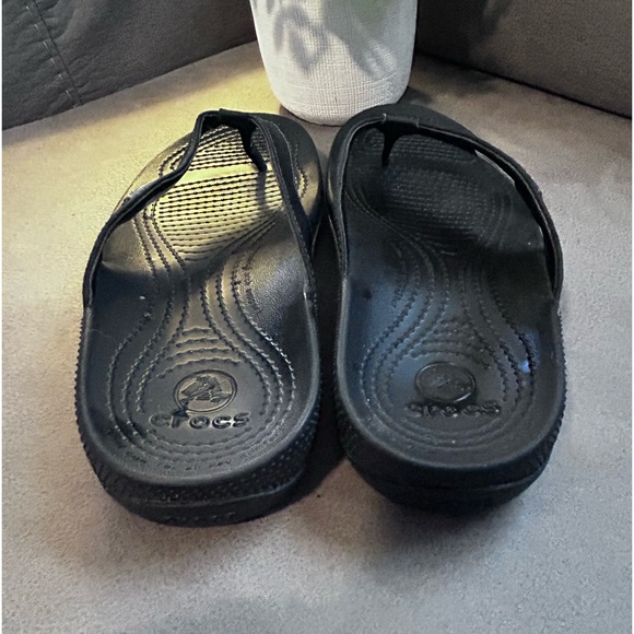 Crocs womens Crocband thong flip flop sandals 7 - Picture 4 of 7